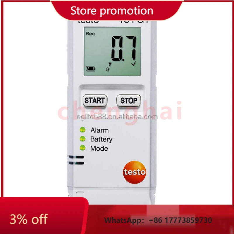 CHKJ Testo 184 G1 Vibration Humidity and Temperature Data Recorder for Transport Monitoring 0572 1846
CHKJ Testo 184 G1 Vibration Humidity and Temperature Data Recorder for Transport Monitoring 0572 1846