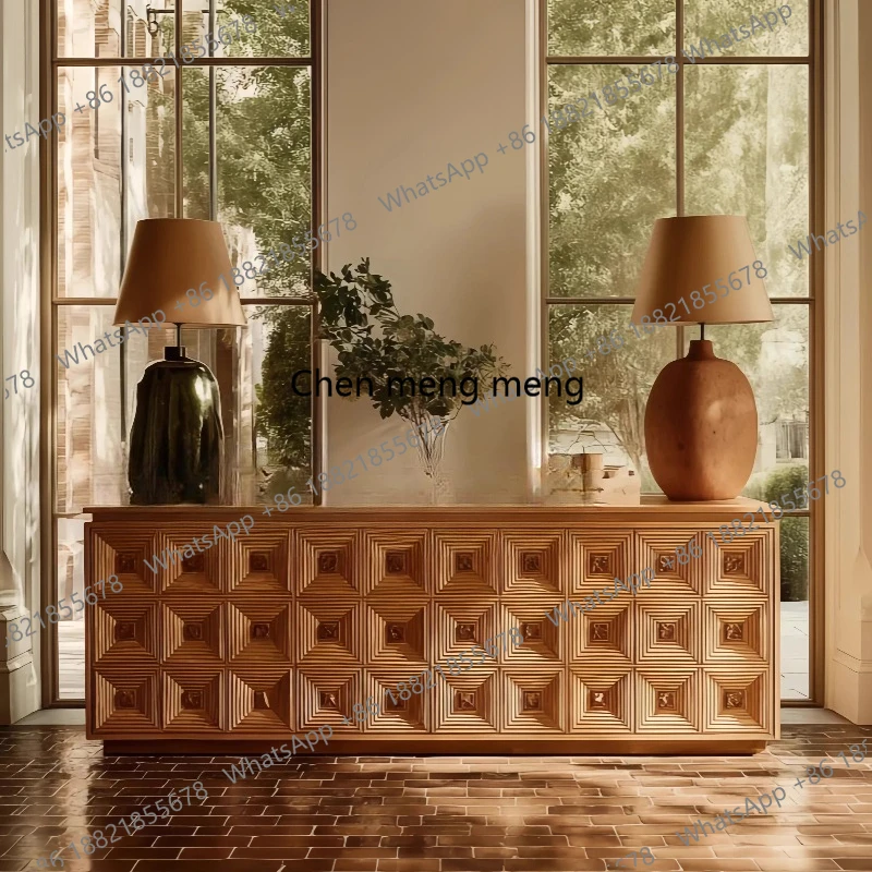 Astonishing retro style all solid wood dining side cabinet medieval side cabinet entrance storage storage cabinet simple
Astonishing retro style all solid wood dining side cabinet medieval side cabinet entrance storage storage cabinet simple