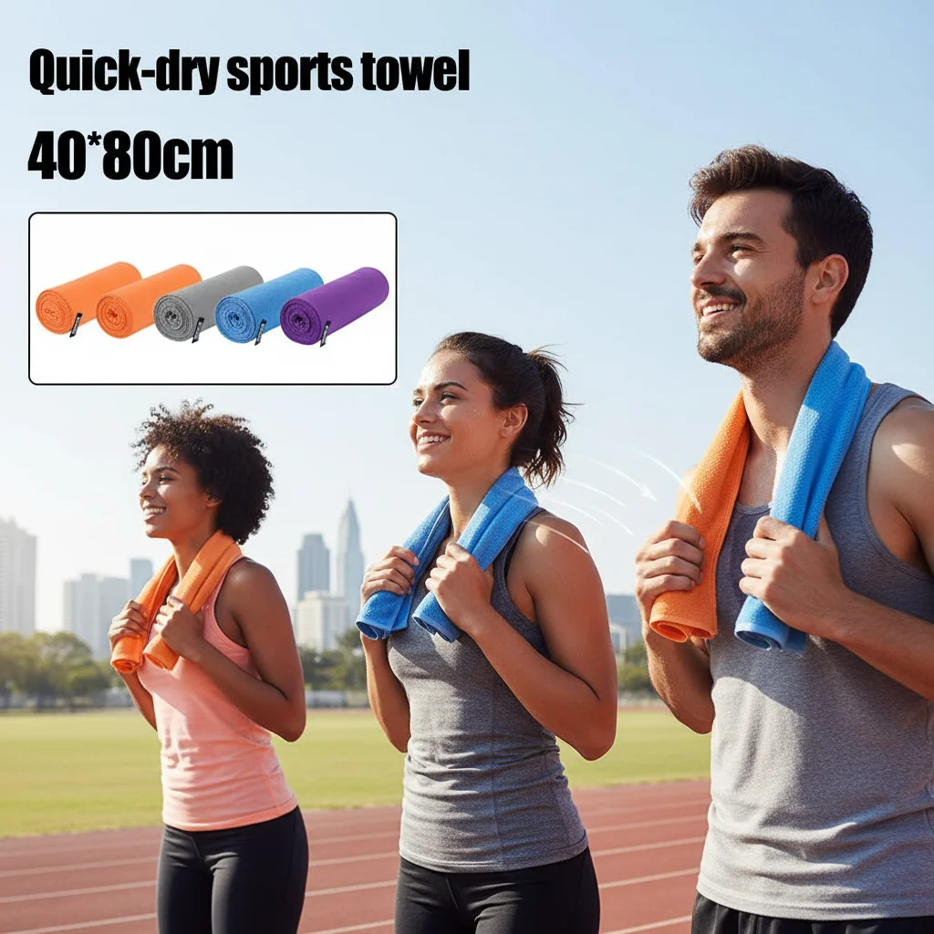 Quick-Dry Microfiber Towel - Ultra Absorbent, Compact & Sandproof for Gym, Beach, Travel & Swimming, Lightweight Sports Towel
Quick-Dry Microfiber Towel - Ultra Absorbent, Compact & Sandproof for Gym, Beach, Travel & Swimming, Lightweight Sports Towel