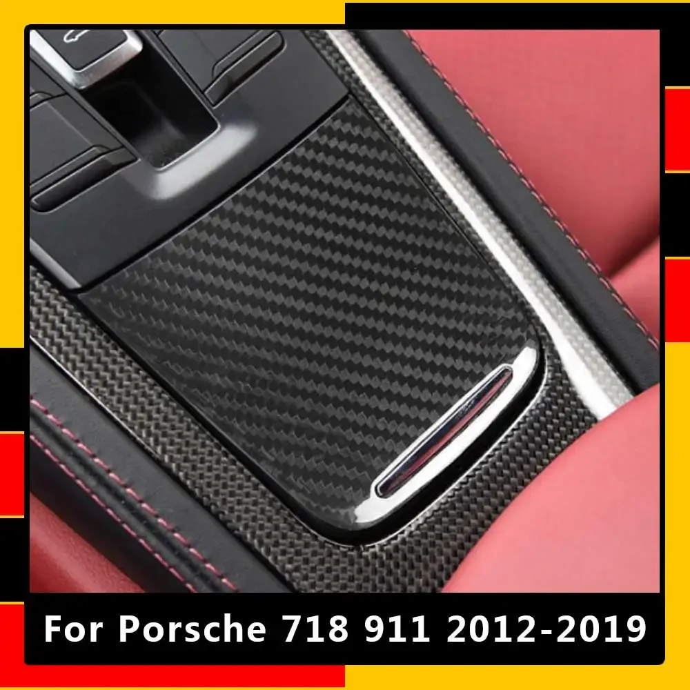 For Porsche 718 911 2012-2019 Real Carbon Fiber Car Central Control Storage Box Cover Panel Trim Frame Car Styling Accessories
For Porsche 718 911 2012-2019 Real Carbon Fiber Car Central Control Storage Box Cover Panel Trim Frame Car Styling Accessories