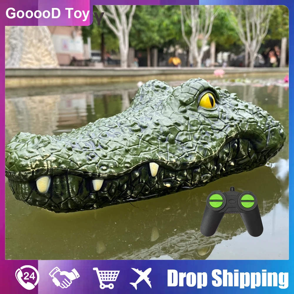 RC Robot RC Boat Simulation Crocodile Head 2.4G Remote Control Joke Alligator Decoy Electric Waterpoof Boat Ship Toys Boys Gift
RC Robot RC Boat Simulation Crocodile Head 2.4G Remote Control Joke Alligator Decoy Electric Waterpoof Boat Ship Toys Boys Gift