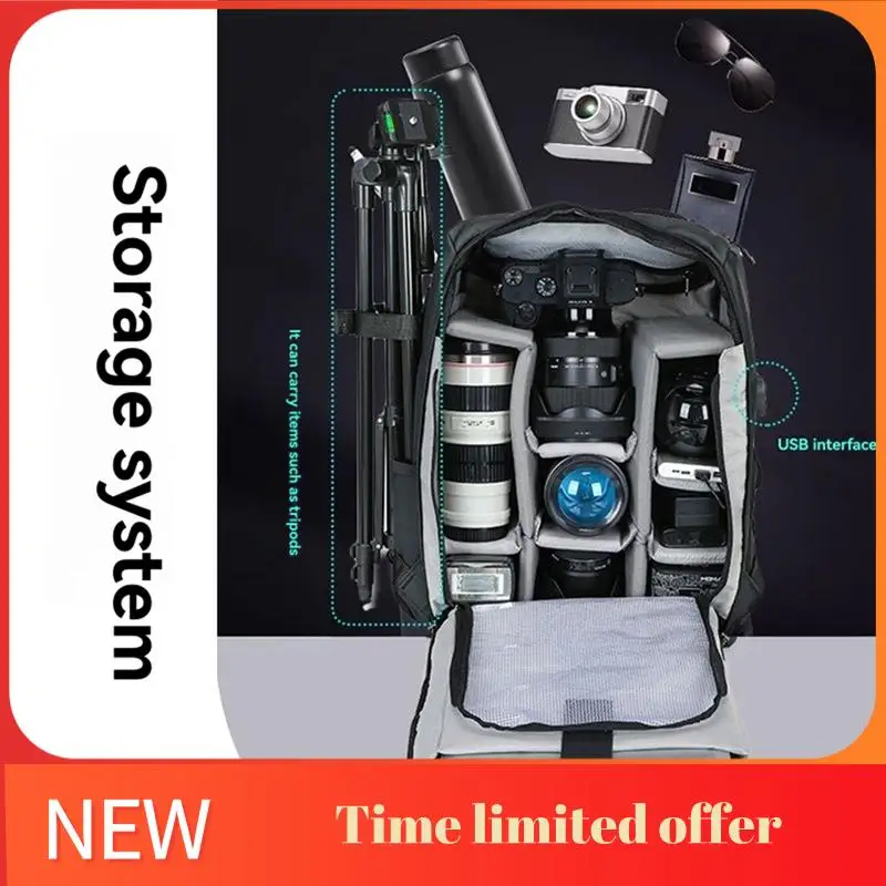 A42T-SLR Shoulder Camera Bag Multi-Functional Camera Backpack Waterproof Outdoor Camera Bag Waterproof Anti-Theft Camera Bag
A42T-SLR Shoulder Camera Bag Multi-Functional Camera Backpack Waterproof Outdoor Camera Bag Waterproof Anti-Theft Camera Bag