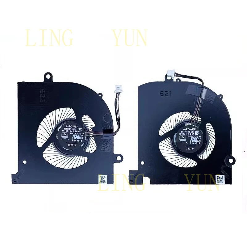 Z New for MSI Stealth 17M MS-17R1 Laptop CPU GPU Cooling fan B5005HS-U3I
Z New for MSI Stealth 17M MS-17R1 Laptop CPU GPU Cooling fan B5005HS-U3I