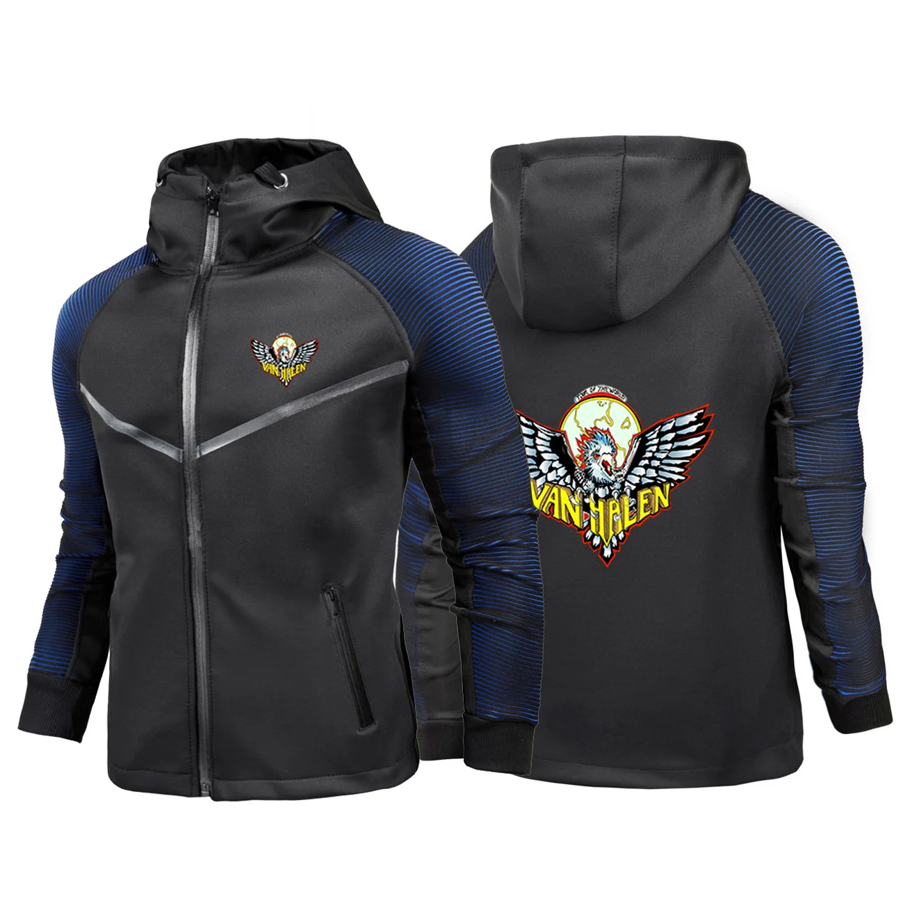 2024 New Van Halen Printing Spring Autumn Men's Windproof Zipper Jacket Comfortable Casual High Quality Hooded Racing Suit Tops
2024 New Van Halen Printing Spring Autumn Men's Windproof Zipper Jacket Comfortable Casual High Quality Hooded Racing Suit Tops