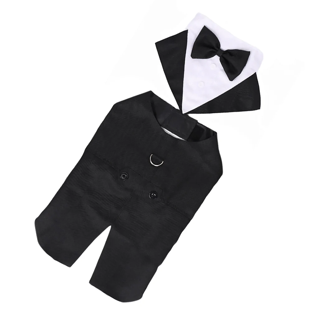 Pet Suit Tuxedo Costume White Formal Wear Wedding Party Style Dog Jacket Elegant Pet Garment Premium Material Comfortable
Pet Suit Tuxedo Costume White Formal Wear Wedding Party Style Dog Jacket Elegant Pet Garment Premium Material Comfortable