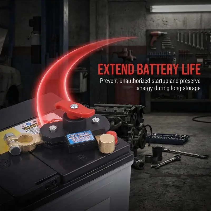 Car Battery Disconnect Switch - Bidirectional Joint Can Rotate Power Disconnect Switch With Digital Display 12-24v
Car Battery Disconnect Switch - Bidirectional Joint Can Rotate Power Disconnect Switch With Digital Display 12-24v