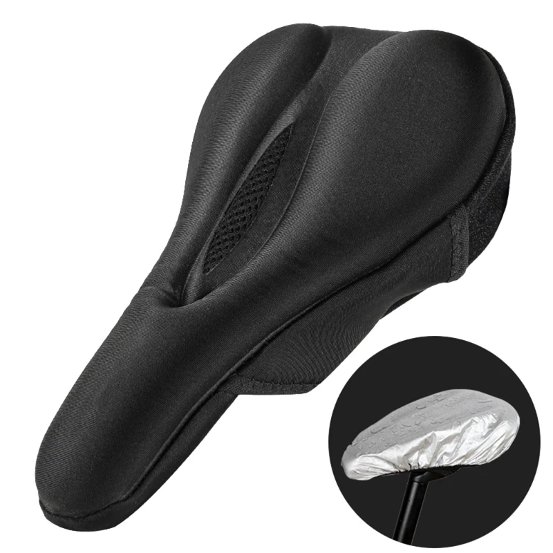 Bike Saddle Cover Padded Thick Gel Bicycles Cushion for Comfortable Cycling Breathable Lightweight Non-Slip Covers D5QD
Bike Saddle Cover Padded Thick Gel Bicycles Cushion for Comfortable Cycling Breathable Lightweight Non-Slip Covers D5QD