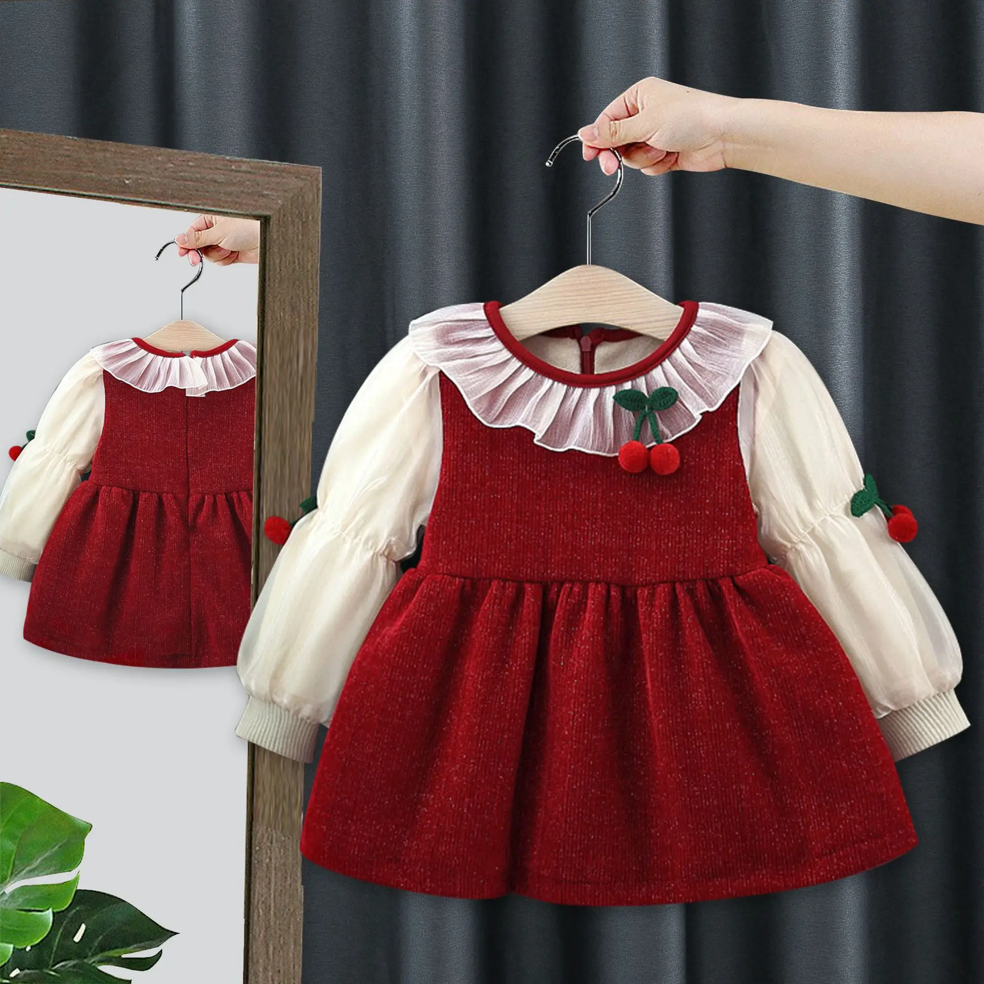 Winter Newborn Baby Girl's Clothes Toddler Girls Thick Warm Birthday Princess Dresses for Girl Baby's Clothing Christmas Dress
Winter Newborn Baby Girl's Clothes Toddler Girls Thick Warm Birthday Princess Dresses for Girl Baby's Clothing Christmas Dress
