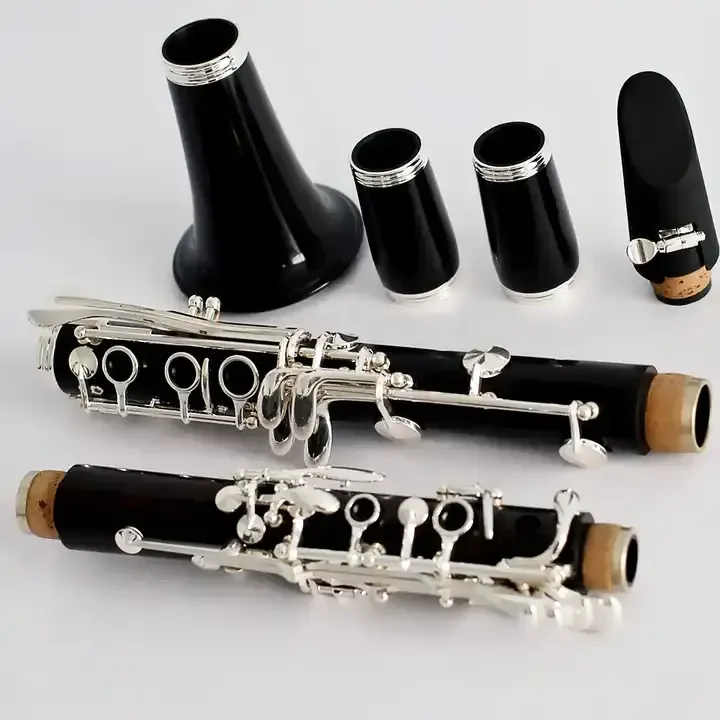 Professional High Quality Silver Plated Bb Ebony Clarinet Premium Instrument
Professional High Quality Silver Plated Bb Ebony Clarinet Premium Instrument