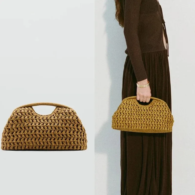 2026 Half-Moon Straw Woven Bag, Crossbody Shoulder Handbag for Women, Luxury Beach Vacation Summer Tote Lightweight Casual Bag
2026 Half-Moon Straw Woven Bag, Crossbody Shoulder Handbag for Women, Luxury Beach Vacation Summer Tote Lightweight Casual Bag