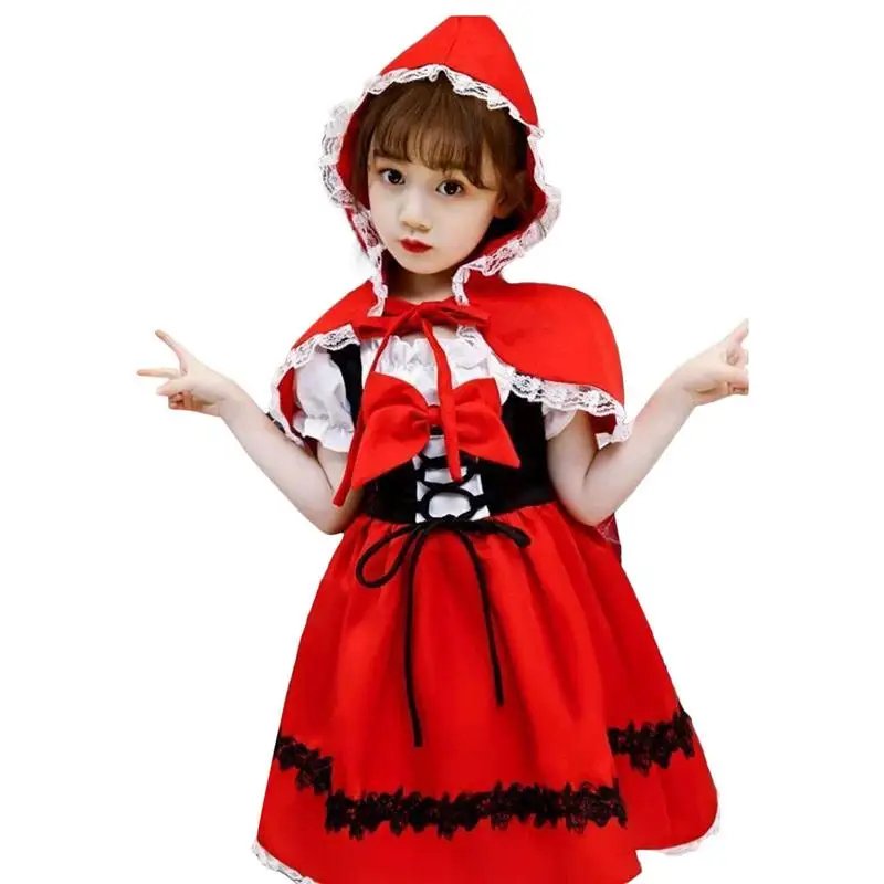 Toddler Little Red Riding Hood Dresses Children Cosplay Costume With Dress Cape Cute Cosplay Outfit Fairy Tale Dress Up Gown For
Toddler Little Red Riding Hood Dresses Children Cosplay Costume With Dress Cape Cute Cosplay Outfit Fairy Tale Dress Up Gown For