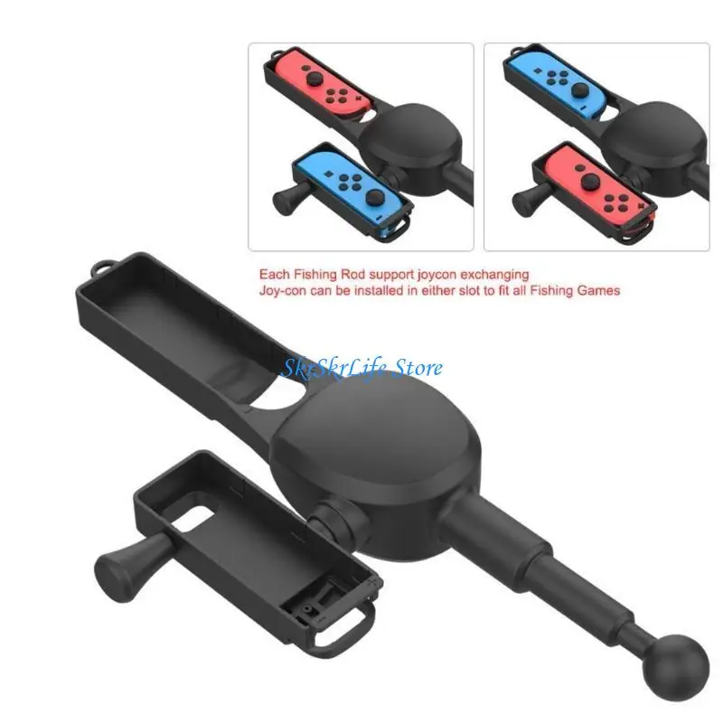 E65E For NS Switch Fishing Rod, Fishing Rod Hand Grip for Fishing Game,Game Handle Grip for Controller
E65E For NS Switch Fishing Rod, Fishing Rod Hand Grip for Fishing Game,Game Handle Grip for Controller