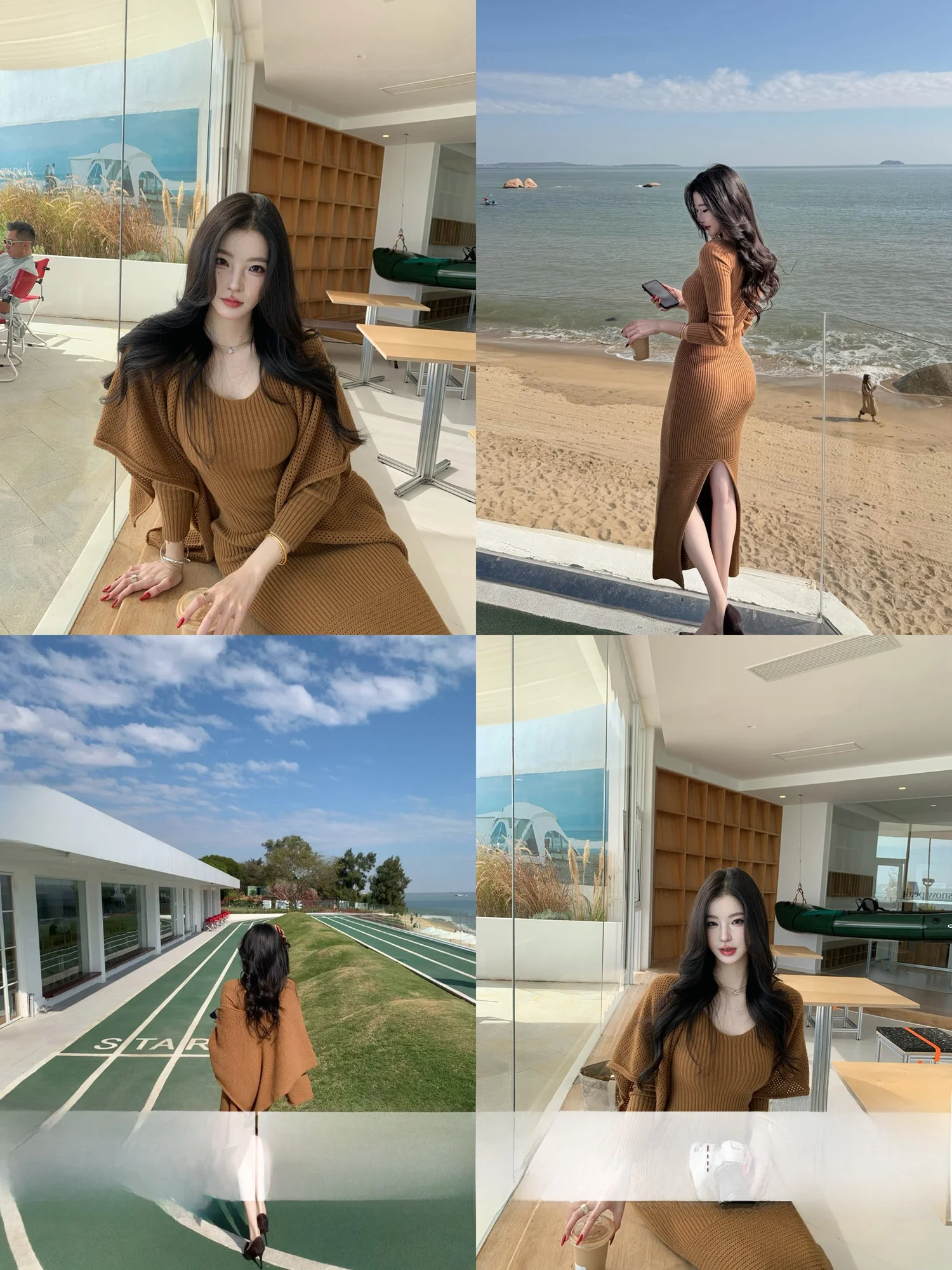 Sweet Caramel Light Coffee Color Women's Slim Fit Dress Two-Piece Set Autumn Winter Casual Fashion High Waist Long Sleeve
Sweet Caramel Light Coffee Color Women's Slim Fit Dress Two-Piece Set Autumn Winter Casual Fashion High Waist Long Sleeve