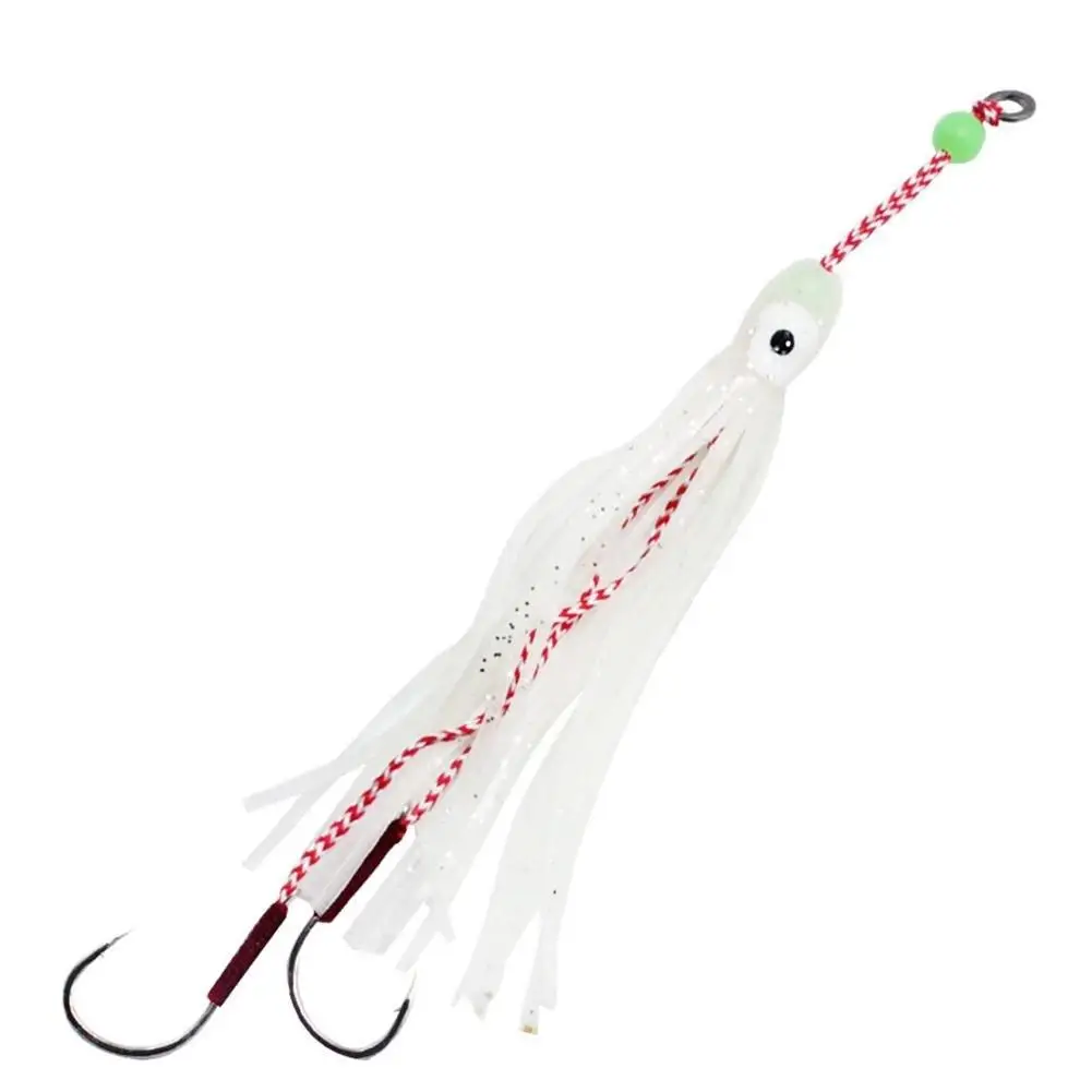 Silicone Fishing Lure Set Luminous Squid Skirts Soft Lure Bent Hook For Sea Rod
Silicone Fishing Lure Set Luminous Squid Skirts Soft Lure Bent Hook For Sea Rod