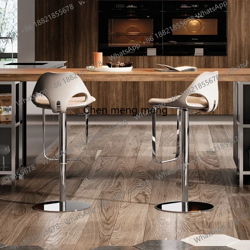 Стильные скандинавские барные стулья для ресепшн, регулируемые, с высокой спинкой, промышленные, современные, для отелей
Стильные скандинавские барные стулья для ресепшн, регулируемые, с высокой спинкой, промышленные, современные, для отелей