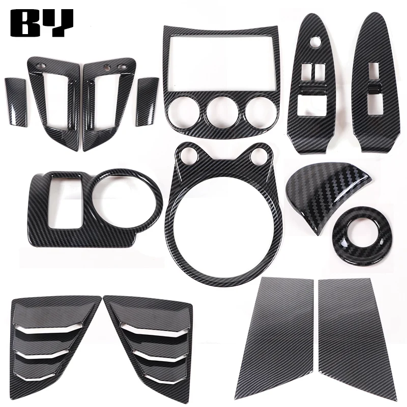 ABS Carbon Fiber Pattern decorative stickers Interior For 2009-2020 Nissan 370Z Z34 Car Gear Shift Panel Cover Car Accessories
ABS Carbon Fiber Pattern decorative stickers Interior For 2009-2020 Nissan 370Z Z34 Car Gear Shift Panel Cover Car Accessories