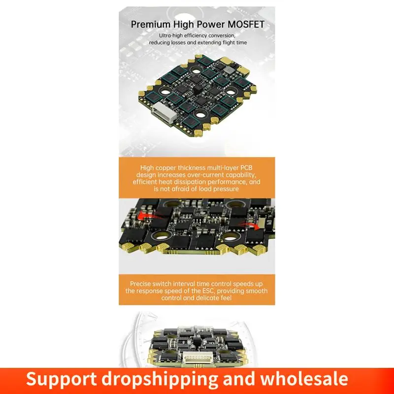 AA86 E70 G1 4-в-1 ESC 2-8S 70A Blheli 32-битный 128K БПЛА ESC для гонок FPV поддерживает обновление скорости двигателя, долговечность данных
AA86 E70 G1 4-в-1 ESC 2-8S 70A Blheli 32-битный 128K БПЛА ESC для гонок FPV поддерживает обновление скорости двигателя, долговечность данных