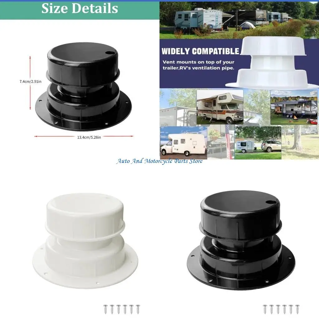 P9FD Campers Vent Top Cover Motorhome Sewer Pipe Ventilation Caps Travel Trailer Roof Vent Protections Caps Simple Installs
P9FD Campers Vent Top Cover Motorhome Sewer Pipe Ventilation Caps Travel Trailer Roof Vent Protections Caps Simple Installs