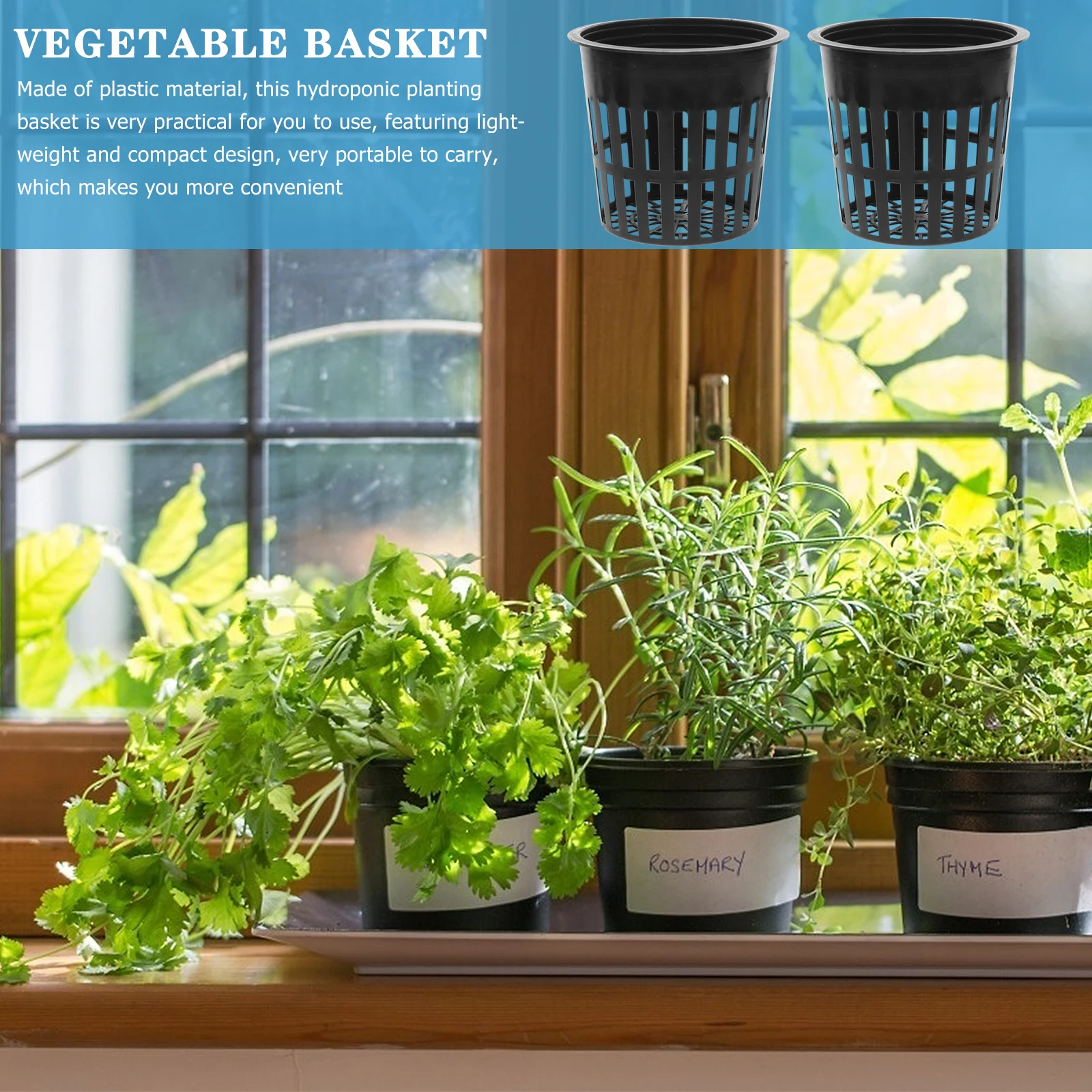 20 Pcs Hydroponic Baskets Soilless Growing Net Pots Plastic Flower Pots Gardening Plant Cultivation Germination Containers
20 Pcs Hydroponic Baskets Soilless Growing Net Pots Plastic Flower Pots Gardening Plant Cultivation Germination Containers