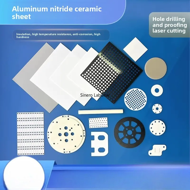 High Hardness Wear Resistant AlN Ceramic Square Round Piece Laser Cutting
High Hardness Wear Resistant AlN Ceramic Square Round Piece Laser Cutting