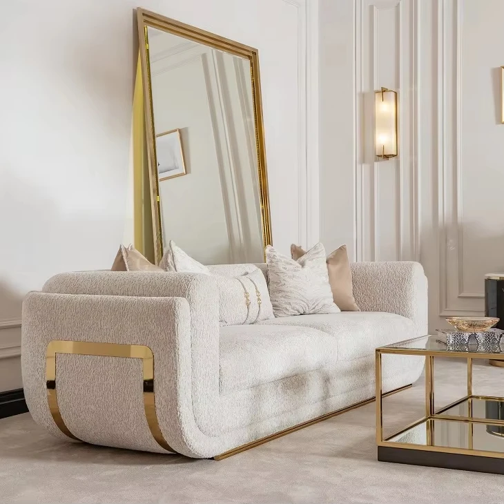 Newest Chesterfield Sofa Set Home Hotel Gold Stainless Steel Lounge Chair Loveseat Teddy Fur Couch Velvet Sofas Living Room
Newest Chesterfield Sofa Set Home Hotel Gold Stainless Steel Lounge Chair Loveseat Teddy Fur Couch Velvet Sofas Living Room