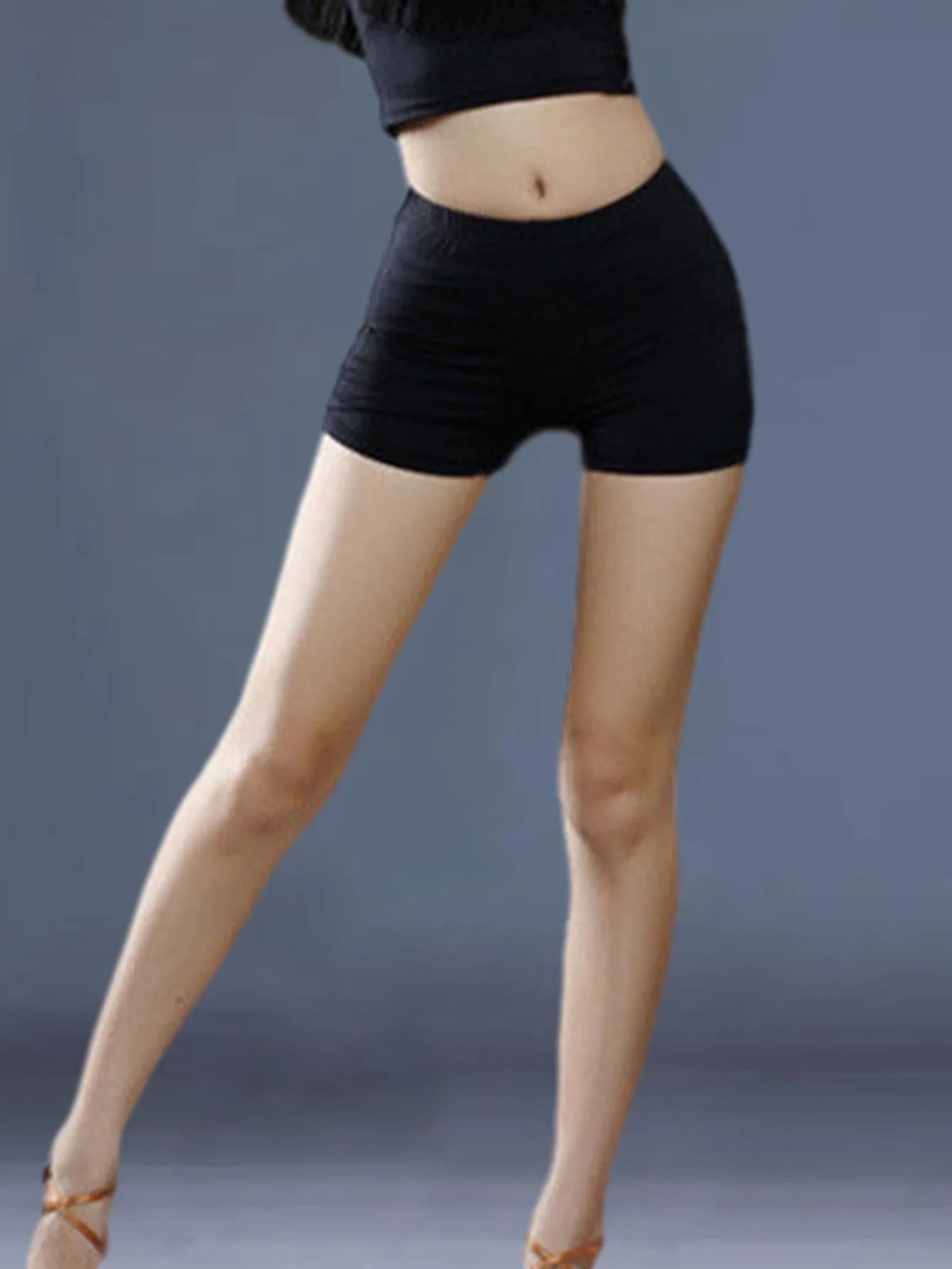 Womens Latin Dance Safety Shorts Thin Anti Exposure Non Roll Edge Black Dance Practice Bottoms
Womens Latin Dance Safety Shorts Thin Anti Exposure Non Roll Edge Black Dance Practice Bottoms