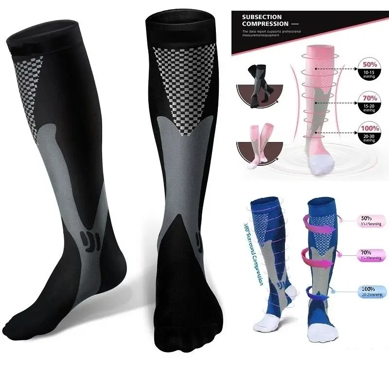 Compression Socks Men Running Cycling Sports Socks Basketball Football Golf Long Socks Varicose Veins Edema Circulation Medical
Compression Socks Men Running Cycling Sports Socks Basketball Football Golf Long Socks Varicose Veins Edema Circulation Medical