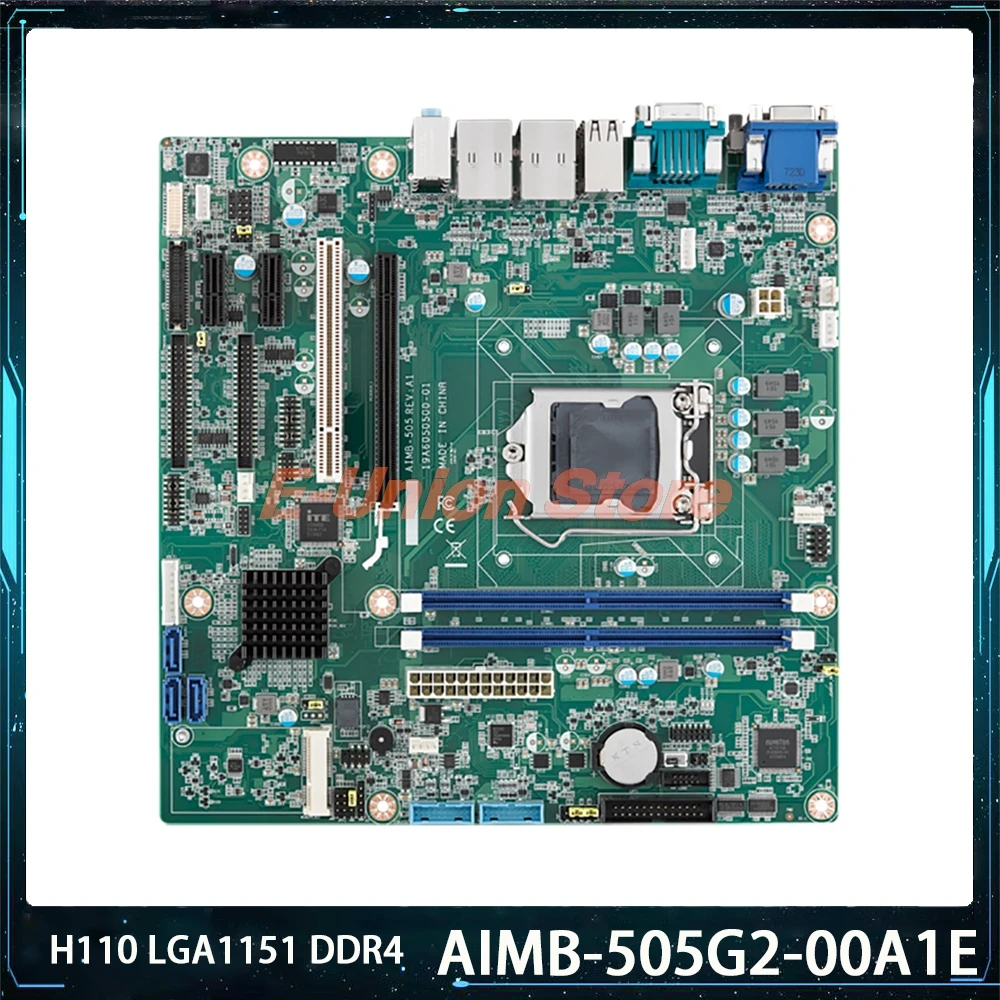 AIMB-505 AIMB-505G2 AIMB-505G2-00A1E Industrial Motherboard For Advantech H110 LGA1151 DDR4 2133MHz M-ATX
AIMB-505 AIMB-505G2 AIMB-505G2-00A1E Industrial Motherboard For Advantech H110 LGA1151 DDR4 2133MHz M-ATX