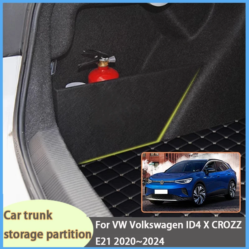 Auto Accessories For VW Volkswagen ID4 X CROZZ E21 2020~2024 Car Organizer Trunk Side Partition Trunk Interior Storage Box Parts
Auto Accessories For VW Volkswagen ID4 X CROZZ E21 2020~2024 Car Organizer Trunk Side Partition Trunk Interior Storage Box Parts