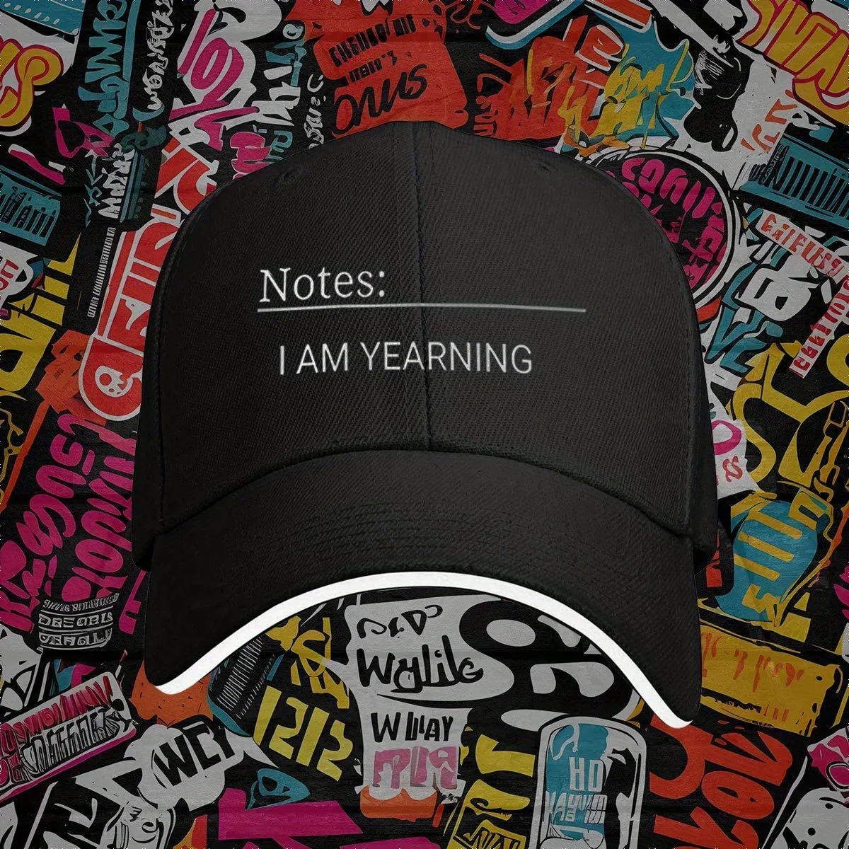 Ao3 I AM YEARNING Print Hip Hop Korda Baseball Caps Sandwich Hats Unisex Style Adjustable Sun Cap SportSnapback Baseball Hat
Ao3 I AM YEARNING Print Hip Hop Korda Baseball Caps Sandwich Hats Unisex Style Adjustable Sun Cap SportSnapback Baseball Hat