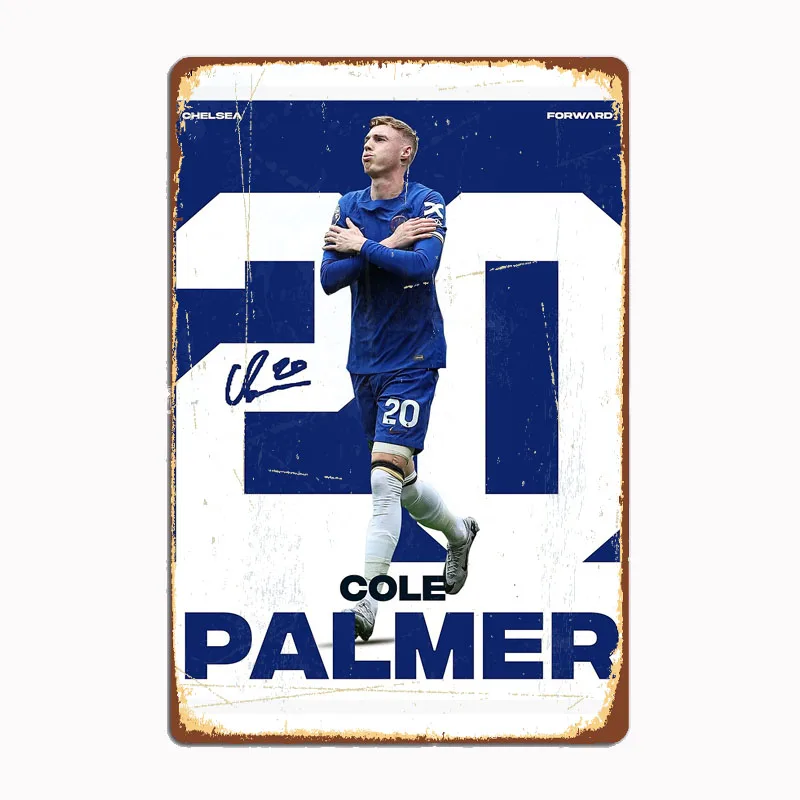 Cole Palmer Poster Football Sport Player Retro Posters Metal Sign Custom Garage Indoor Wall Room Decor Tin Vintage Home Decor
Cole Palmer Poster Football Sport Player Retro Posters Metal Sign Custom Garage Indoor Wall Room Decor Tin Vintage Home Decor
