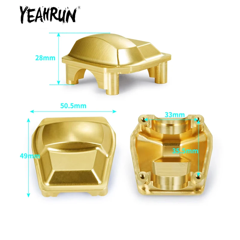 Крышка дифференциала YEAHRUN с противовесом для 1/6 RC гусеничного автомобиля Axial SCX6 AXI05000 JLU AXI05001 Trail Honcho Upgrade
Крышка дифференциала YEAHRUN с противовесом для 1/6 RC гусеничного автомобиля Axial SCX6 AXI05000 JLU AXI05001 Trail Honcho Upgrade