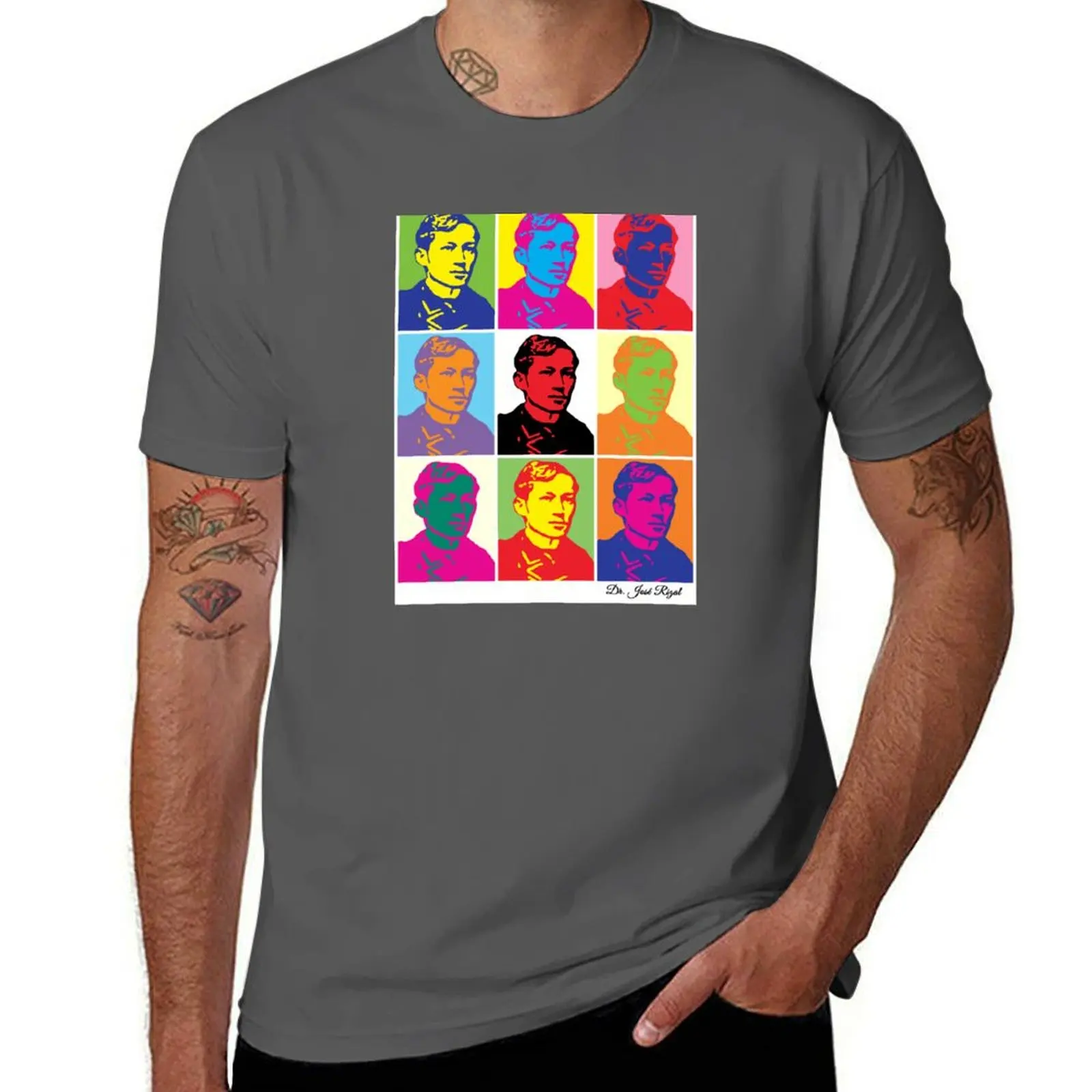 Jose Rizal Warhol T-Shirt Breathable Sportswear T-Shirt for Men
Jose Rizal Warhol T-Shirt Breathable Sportswear T-Shirt for Men