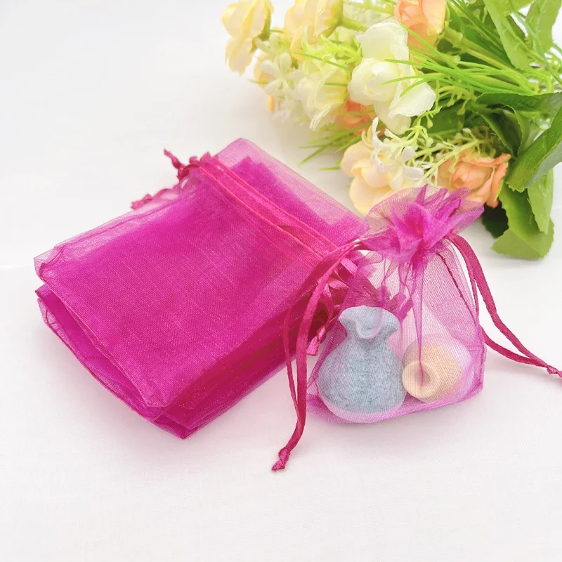 Transparent Rose Red Gift Bag, Wedding Packaging, Jewelry Drawstring Storage Bags, Mesh Pouch, Organza Gift Bags, 100Pcs
Transparent Rose Red Gift Bag, Wedding Packaging, Jewelry Drawstring Storage Bags, Mesh Pouch, Organza Gift Bags, 100Pcs