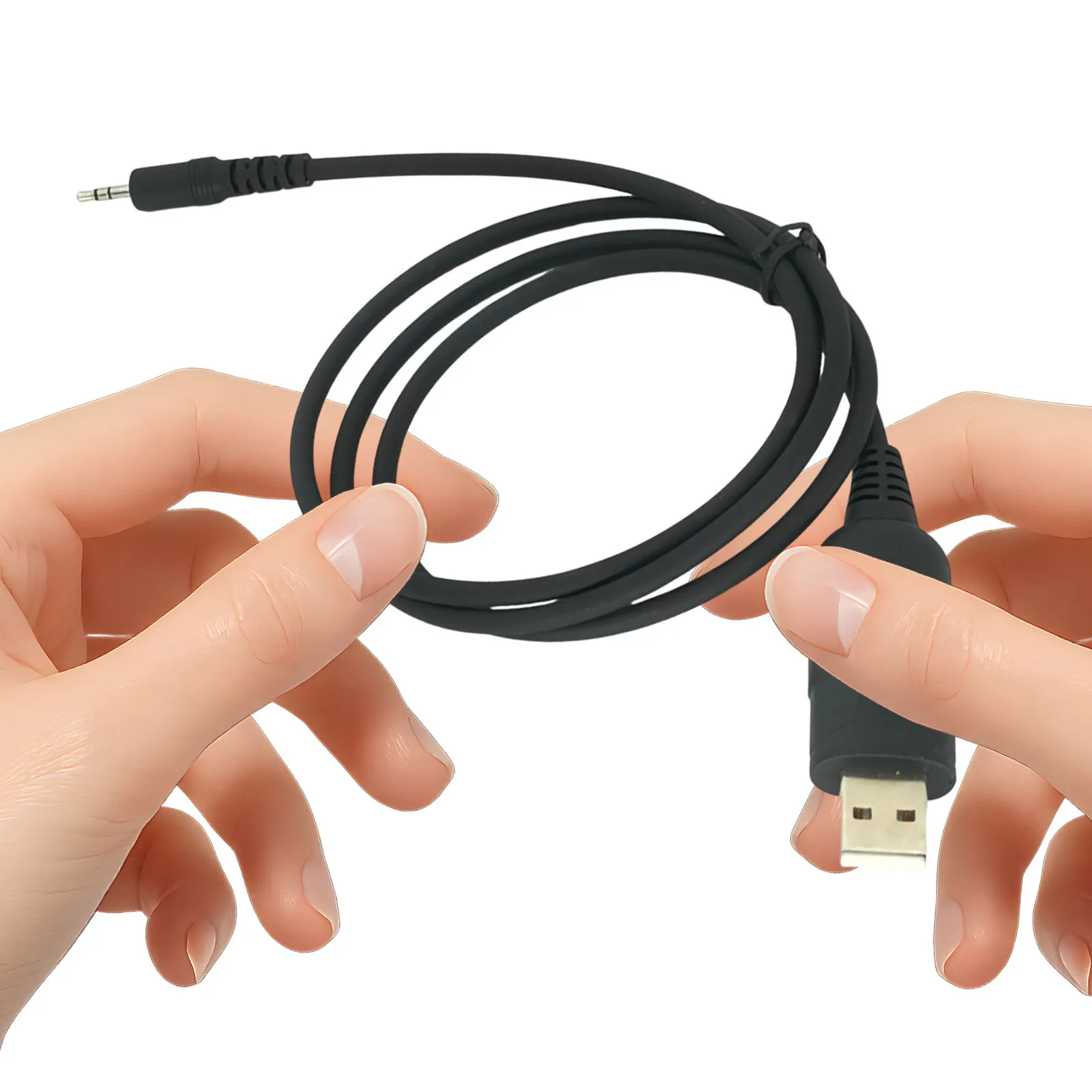 USB Program Cord Replacement for Walkie Talkie Radio Fast Programming Plug-and-Play for Motorola GP3688 CP200 EP450 GP88S GP2000
USB Program Cord Replacement for Walkie Talkie Radio Fast Programming Plug-and-Play for Motorola GP3688 CP200 EP450 GP88S GP2000