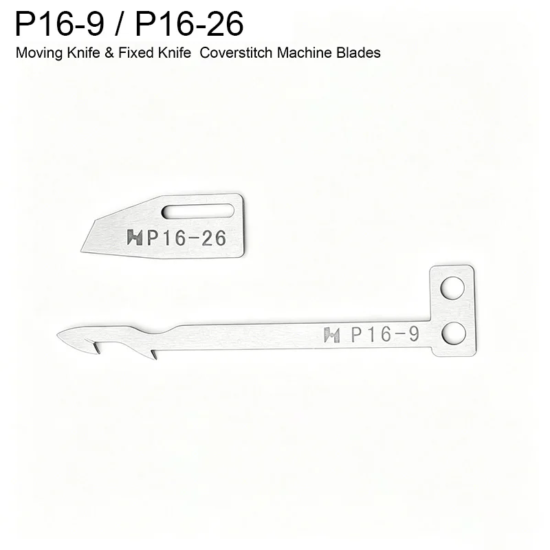 P16-9、P16-26 Moving / Fixed Knife Assemblies,Coverstitch Sewing Machine Thread Trimmer Blades,Compatible with Starry 787,Jack K4
P16-9、P16-26 Moving / Fixed Knife Assemblies,Coverstitch Sewing Machine Thread Trimmer Blades,Compatible with Starry 787,Jack K4