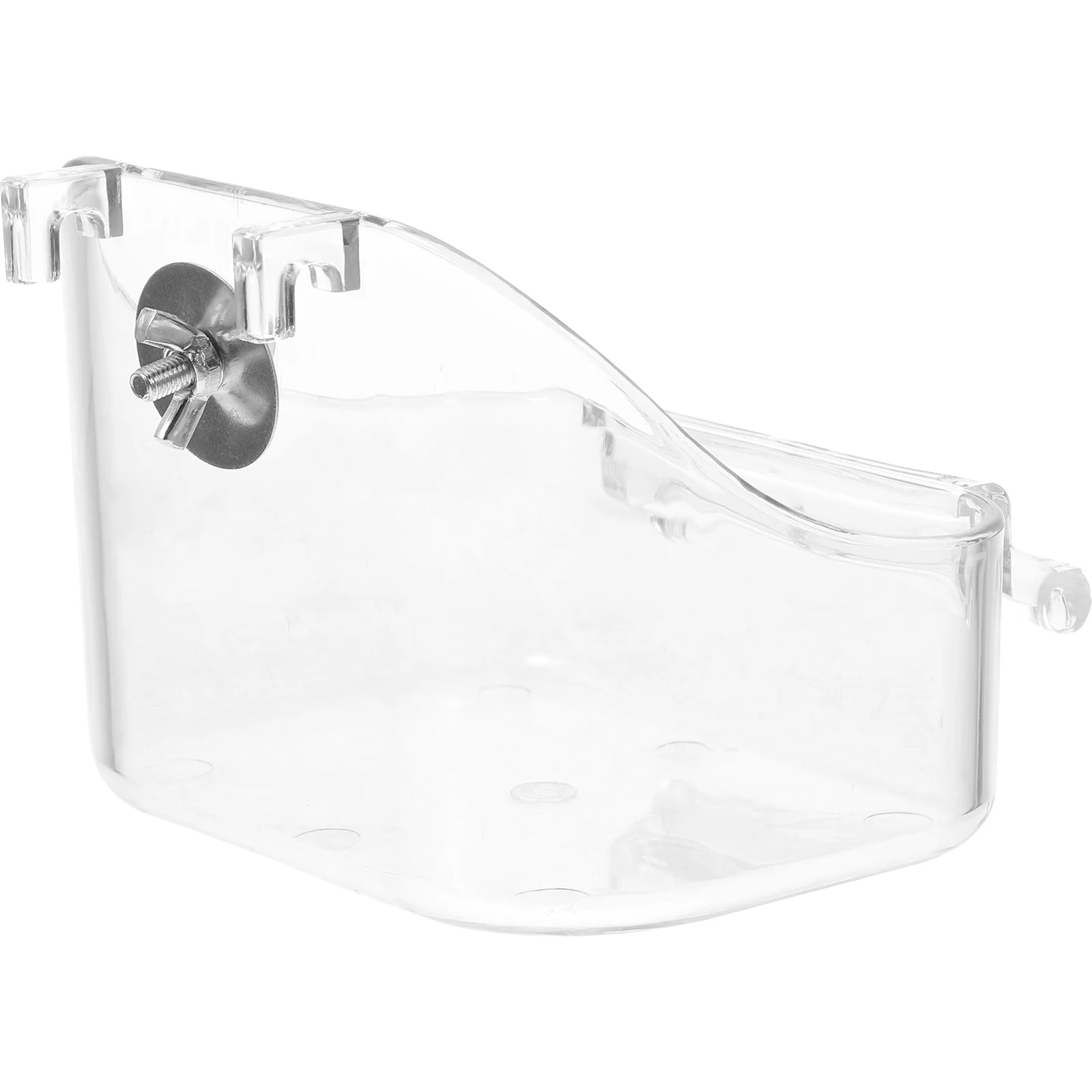 Hanging Bird Feeder Multipurpose Bathtub Transparent Color Large Size Cage Pet Shower Cube Water Feeder Durability PP Material
Hanging Bird Feeder Multipurpose Bathtub Transparent Color Large Size Cage Pet Shower Cube Water Feeder Durability PP Material