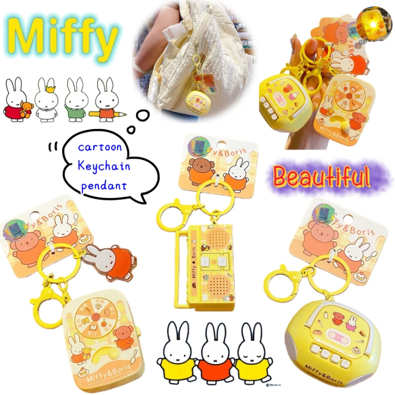 Брелок-кассетный магнитофон Miffy в стиле аниме, изысканный декоративный кулон для рюкзака, креативная игрушка-антистресс
Брелок-кассетный магнитофон Miffy в стиле аниме, изысканный декоративный кулон для рюкзака, креативная игрушка-антистресс