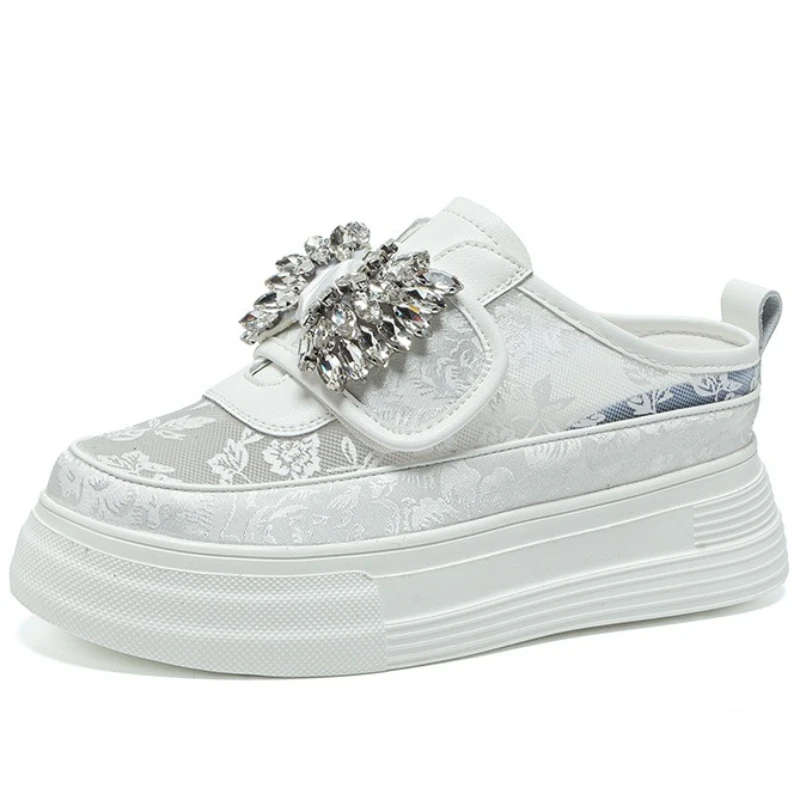 2026 New Women's Rhinestone Crystal Casual Shoes Hook & Loop Slip-on Chunky Shoes Women's Sneakers Luxury Designer Shoes
2026 New Women's Rhinestone Crystal Casual Shoes Hook & Loop Slip-on Chunky Shoes Women's Sneakers Luxury Designer Shoes