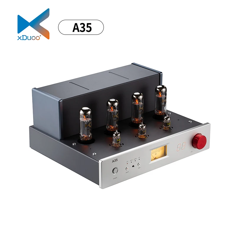 XDUOO A35 ES9018K2M Integrated Vacuum Tube Amplifier Bluetooth APTX HD Headphone Amplifier with Remote Control
XDUOO A35 ES9018K2M Integrated Vacuum Tube Amplifier Bluetooth APTX HD Headphone Amplifier with Remote Control