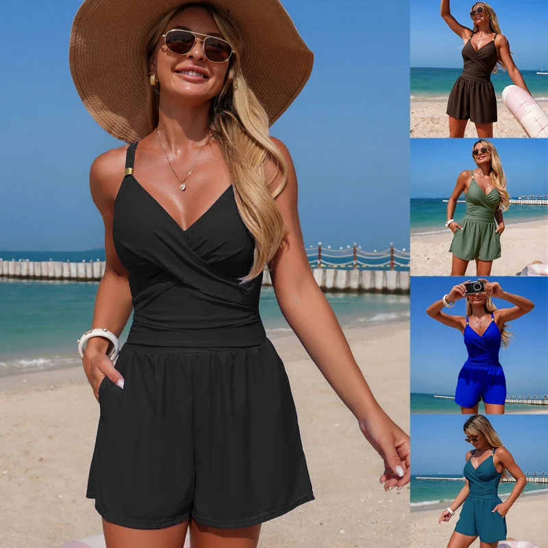 Ruching One Piece Women Swimsuit With Short Tummy Control Bathing Suit Adjustable Shoulder Strap Swimwear Beach Wear
Ruching One Piece Women Swimsuit With Short Tummy Control Bathing Suit Adjustable Shoulder Strap Swimwear Beach Wear