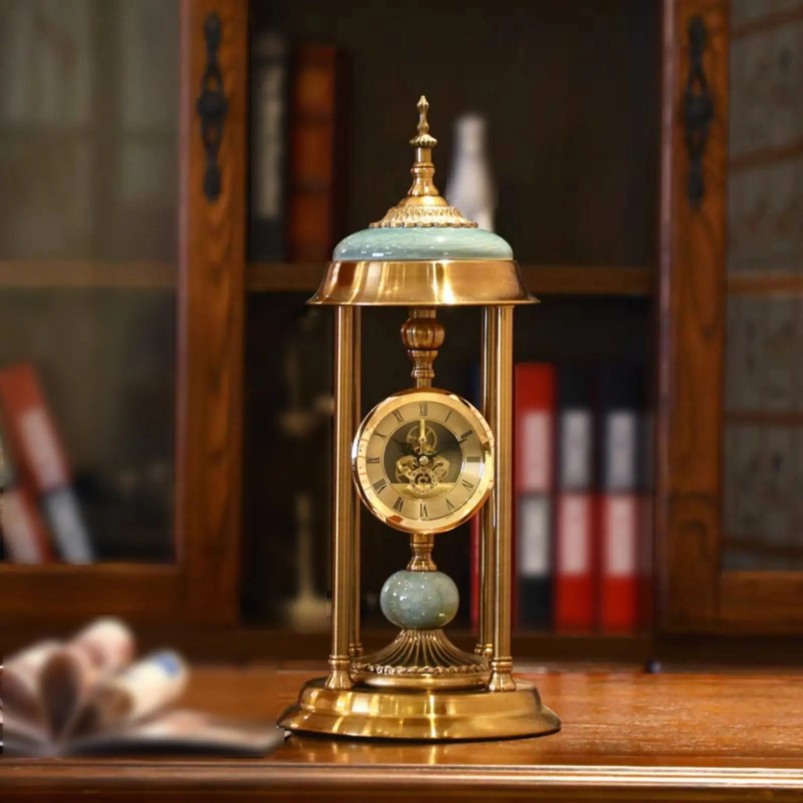 Retro Desk Timepiece Luxurious Noiseless Desktop Timepiece Home Decor High End Decorative for Living Room, Bedroom
Retro Desk Timepiece Luxurious Noiseless Desktop Timepiece Home Decor High End Decorative for Living Room, Bedroom