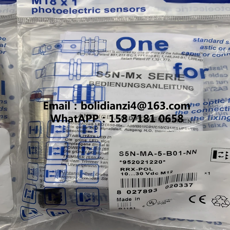 Original sensor S5N-PL-5-C01-PP S5N-PL-5-B01-PP S5N-MA-5-B01-PP S5N-MA-5-B01-NN
Original sensor S5N-PL-5-C01-PP S5N-PL-5-B01-PP S5N-MA-5-B01-PP S5N-MA-5-B01-NN