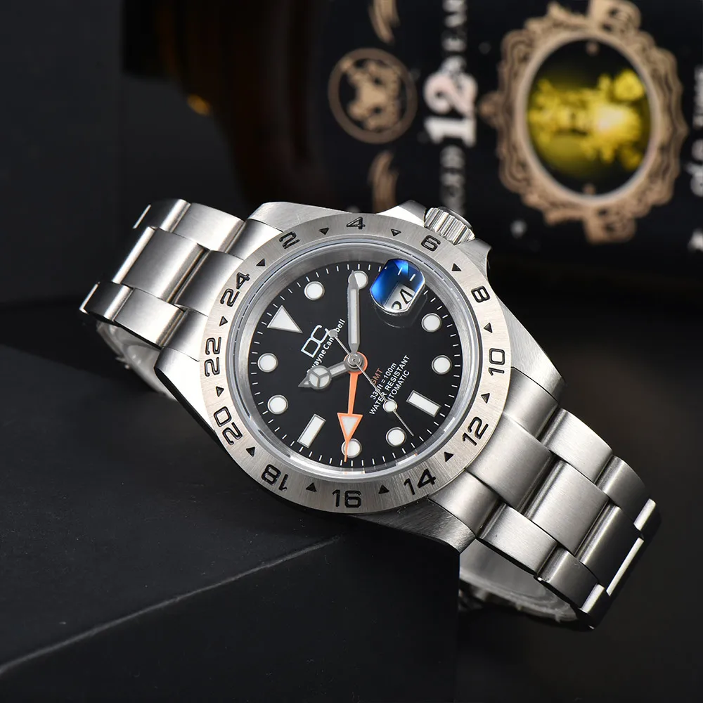NH34 Automatic Watch 40MM GMT Watch Men's Automatic Mechanical Watches Sapphire Glass Stainless Steel Waterproof Watch Man
NH34 Automatic Watch 40MM GMT Watch Men's Automatic Mechanical Watches Sapphire Glass Stainless Steel Waterproof Watch Man