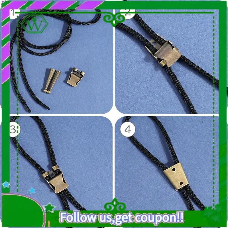 Latest-Bolo Tie Accessory Kit Round Slide Textured Tip Black Tip Wire Alloy Replacement End Cap Wire Forbolo Tie Making
Latest-Bolo Tie Accessory Kit Round Slide Textured Tip Black Tip Wire Alloy Replacement End Cap Wire Forbolo Tie Making