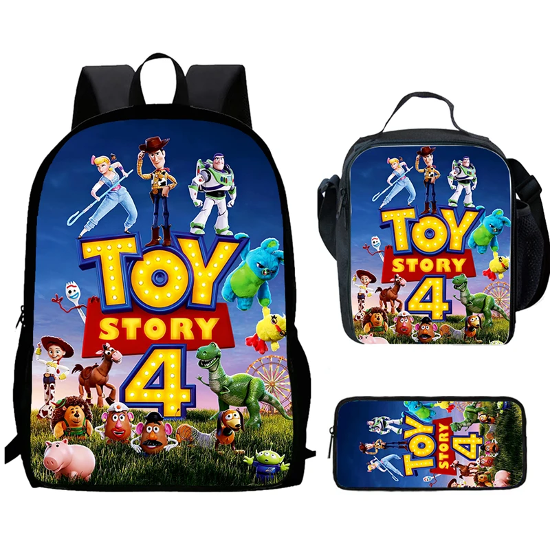 3Pcs Set Disney Toy Story School Backpack with Lunch Bags ,Pencil Bags ,Cartoon School Bags for Boys Girls ,Best Gift for Child
3Pcs Set Disney Toy Story School Backpack with Lunch Bags ,Pencil Bags ,Cartoon School Bags for Boys Girls ,Best Gift for Child