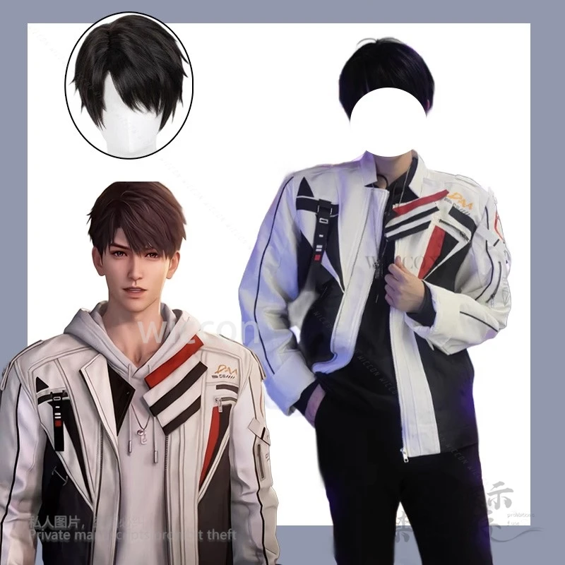 Caleb Cosplay Love and Deepspace Xia Yizhou Costume Heartward Voyage Ver. Biker Jacket Wig Daily Wear Seasonal Events
Caleb Cosplay Love and Deepspace Xia Yizhou Costume Heartward Voyage Ver. Biker Jacket Wig Daily Wear Seasonal Events