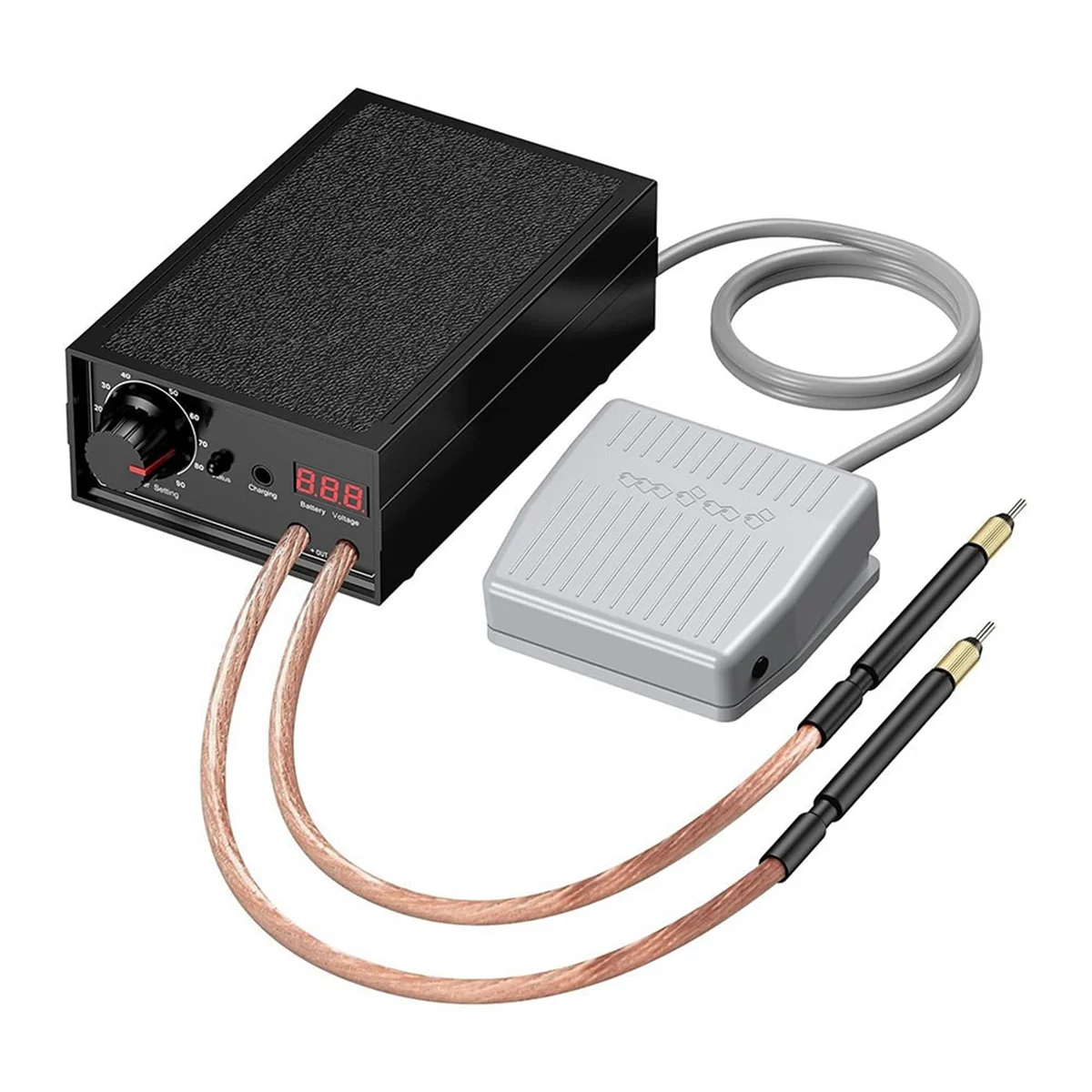 A48U 8000W Spot Welding Machine,0.1-0.3 mm Battery Spot Welding Machine,10-90 Gears Adjustable Foot Operation,for DIY US Plug
A48U 8000W Spot Welding Machine,0.1-0.3 mm Battery Spot Welding Machine,10-90 Gears Adjustable Foot Operation,for DIY US Plug