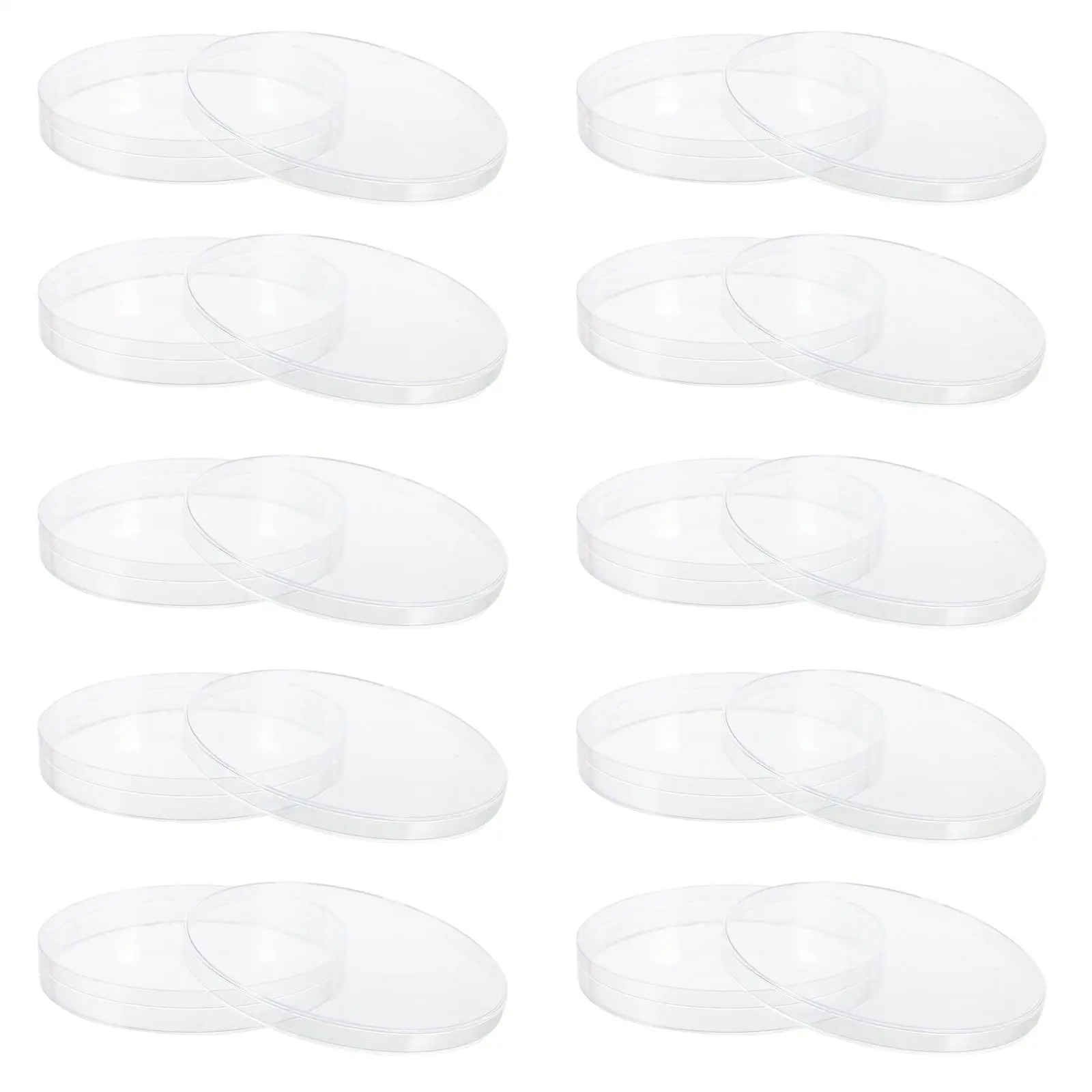 20 Pcs Plant Terrarium Petri Dish Culture with Lids Clear Round Plastic Dishes Transparent
20 Pcs Plant Terrarium Petri Dish Culture with Lids Clear Round Plastic Dishes Transparent