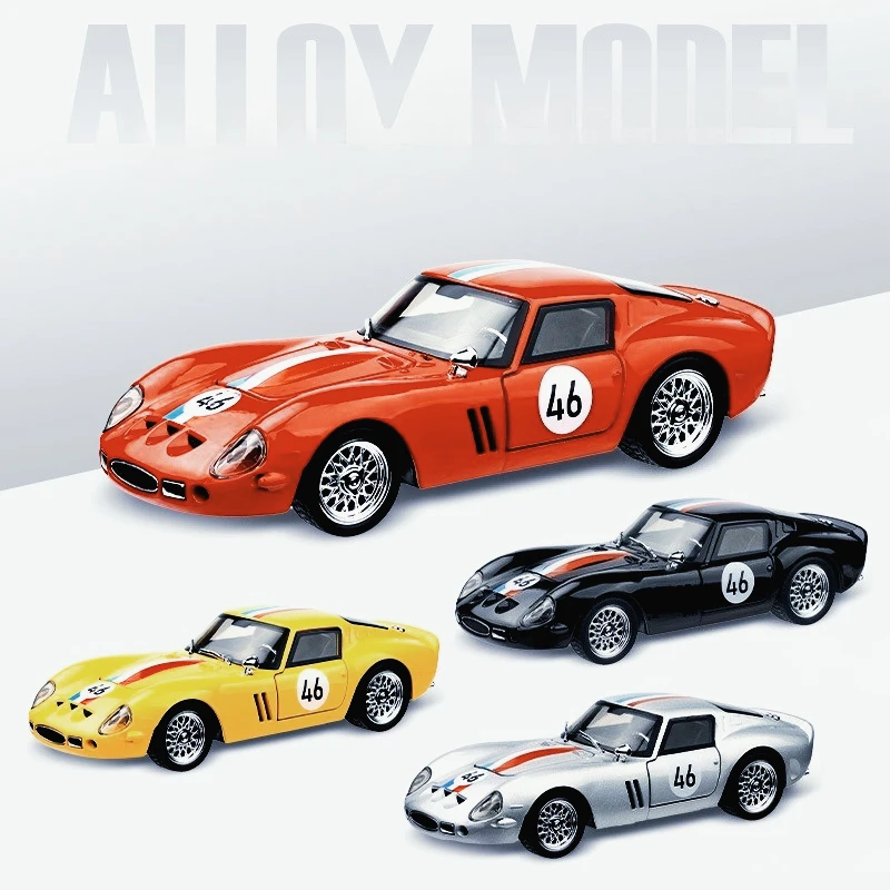250GTO спортивный автомобиль 1/32, имитация детского звука и света, обратная связь, модель автомобиля из сплава, детская игрушка, подарок на день рождения
250GTO спортивный автомобиль 1/32, имитация детского звука и света, обратная связь, модель автомобиля из сплава, детская игрушка, подарок на день рождения